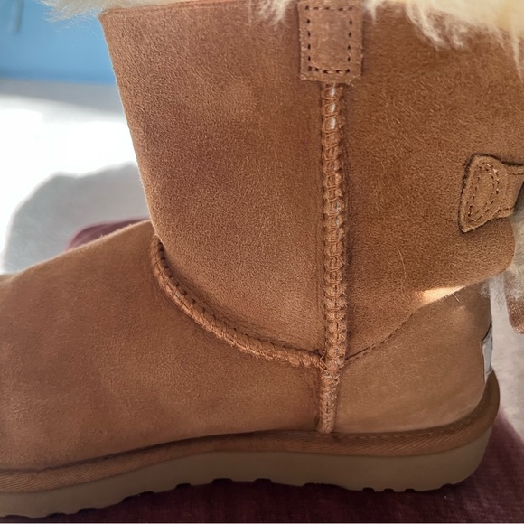 UGG Australia 1092972 chestnut  7 US Mini Bailey Bow II Winter Boots - Picture 7 of 13